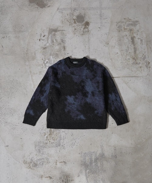 【CLEL】Mohair Blend Shaggy Design Knit/モヘアブレンド シャギーデザインニット（ニット/セーター）｜CLEL（クレイル）