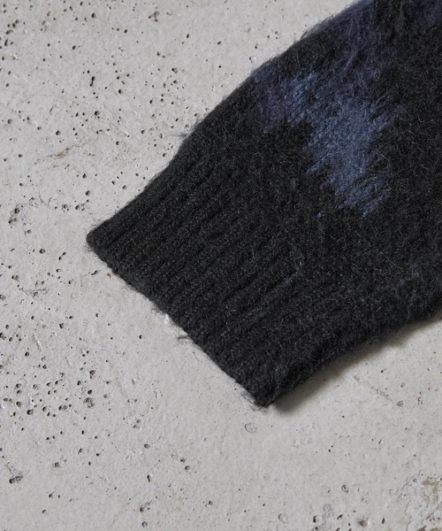 【CLEL】Mohair Blend Shaggy Design Knit/モヘアブレンド シャギーデザインニット（ニット/セーター）｜CLEL（クレイル）