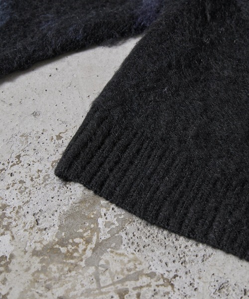 【CLEL】Mohair Blend Shaggy Design Knit/モヘアブレンド シャギーデザインニット（ニット/セーター）｜CLEL（クレイル）