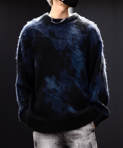 【CLEL】Mohair Blend Shaggy Design Knit/モヘアブレンド シャギーデザインニット（ニット/セーター）｜CLEL（クレイル）