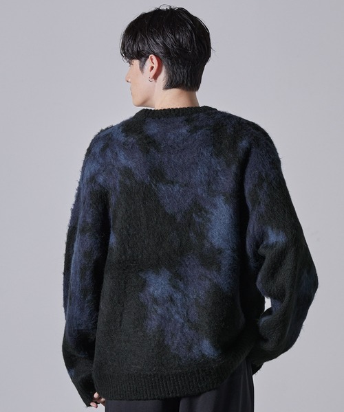 【CLEL】Mohair Blend Shaggy Design Knit/モヘアブレンド シャギーデザインニット（ニット/セーター）｜CLEL（クレイル）
