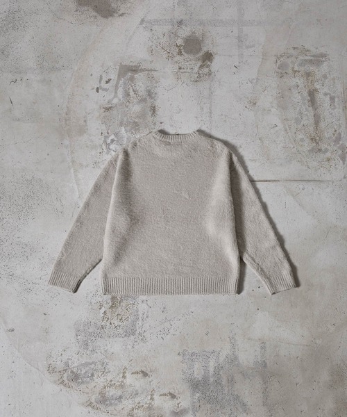 【CLEL】Mohair Blend Shaggy Design Knit/モヘアブレンド シャギーデザインニット（ニット/セーター）｜CLEL（クレイル）