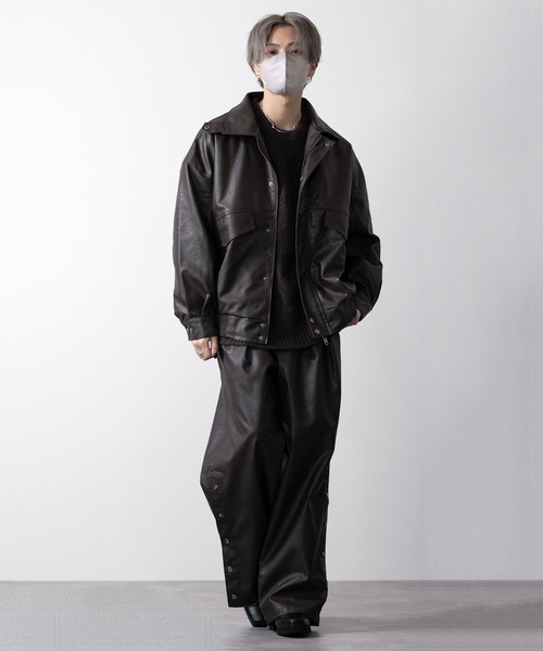 【CLEL】Mohair Blend Shaggy Design Knit/モヘアブレンド シャギーデザインニット（ニット/セーター）｜CLEL（クレイル）