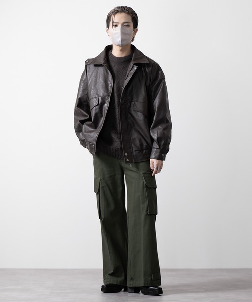 【CLEL】Mohair Blend Shaggy Design Knit/モヘアブレンド シャギーデザインニット（ニット/セーター）｜CLEL（クレイル）