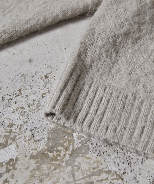 【CLEL】Mohair Blend Shaggy Design Knit/モヘアブレンド シャギーデザインニット（ニット/セーター）｜CLEL（クレイル）