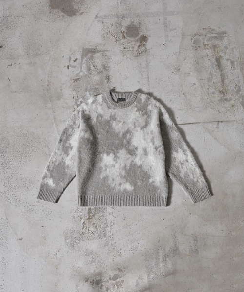 【CLEL】Mohair Blend Shaggy Design Knit/モヘアブレンド シャギーデザインニット（ニット/セーター）｜CLEL（クレイル）