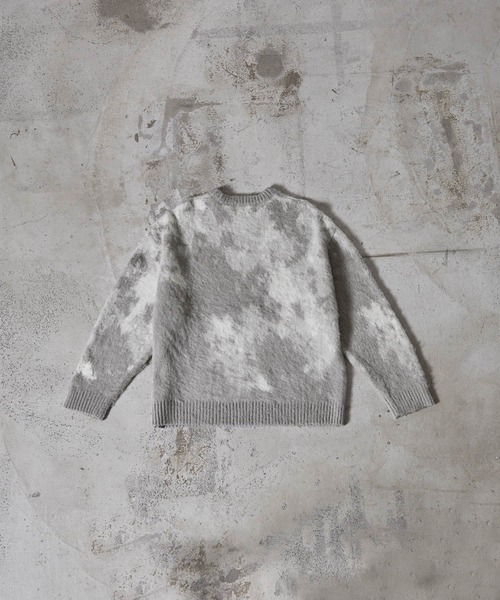 【CLEL】Mohair Blend Shaggy Design Knit/モヘアブレンド シャギーデザインニット（ニット/セーター）｜CLEL（クレイル）