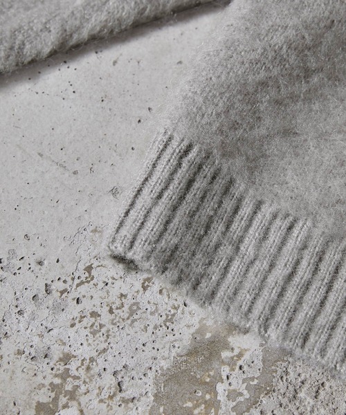 【CLEL】Mohair Blend Shaggy Design Knit/モヘアブレンド シャギーデザインニット（ニット/セーター）｜CLEL（クレイル）