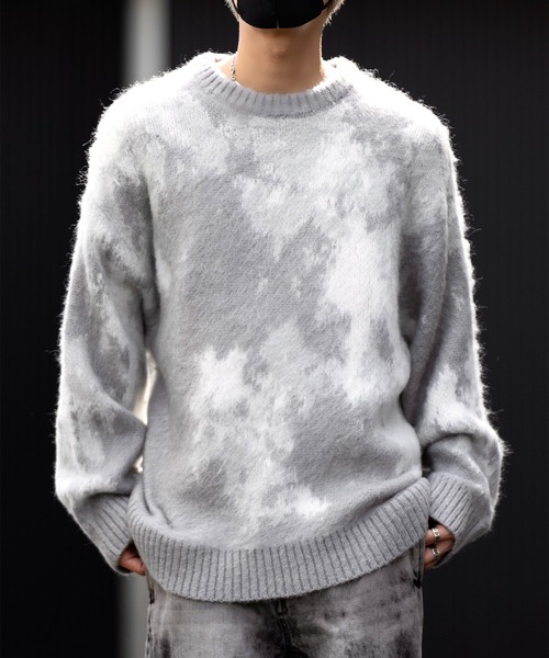 【CLEL】Mohair Blend Shaggy Design Knit/モヘアブレンド シャギーデザインニット（ニット/セーター）｜CLEL（クレイル）
