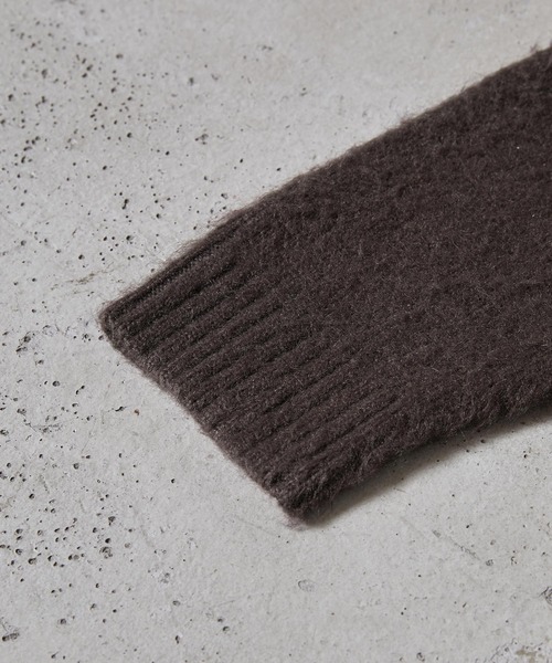 【CLEL】Mohair Blend Shaggy Design Knit/モヘアブレンド シャギーデザインニット（ニット/セーター）｜CLEL（クレイル）