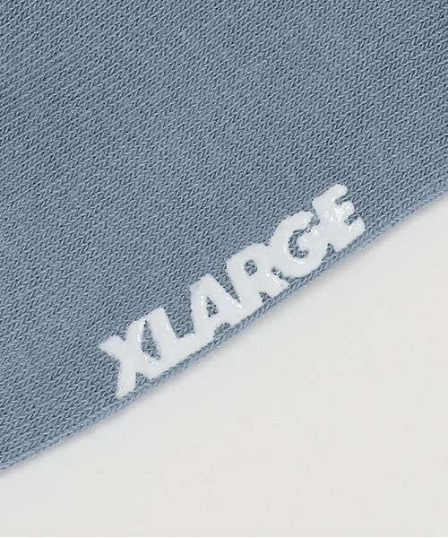 XLARGE KIDS(エクストララージキッズ)の「バーチカルロゴソックス(ソックス/靴下・キッズ・ホワイト/ブラック/グレー・13-15cm/15-17cm/17-19cm/19-21cm)」の9枚目の写真