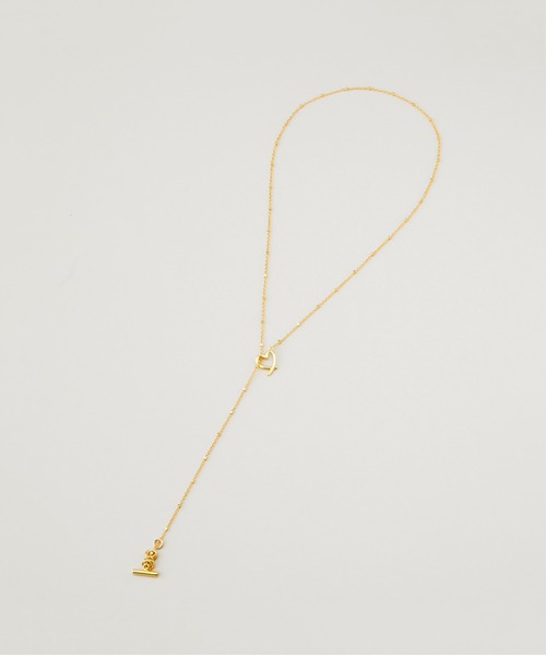 LAPUIS(ラピュイ)の「LAPUIS(ラピュイ)Line Coil Heart necklace A(ネックレス・レディース・マルチ/ゴールド・FREE)」の7枚目の写真