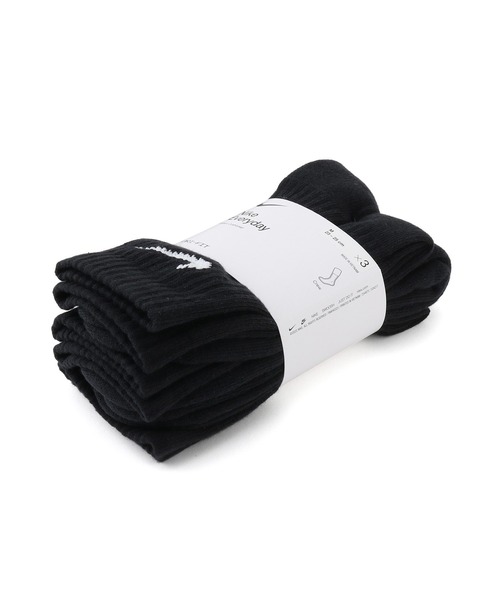NIKE（ナイキ）の「【NIKE】ナイキ エブリデイ クッションド トレーニング クルー ソックス(3足)（ソックス/靴下・レディース・ブラック/ホワイト・M/S）」の8枚目の写真