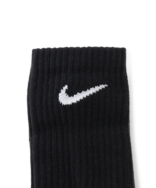 NIKE（ナイキ）の「【NIKE】ナイキ エブリデイ クッションド トレーニング クルー ソックス(3足)（ソックス/靴下・レディース・ブラック/ホワイト・M/S）」の7枚目の写真