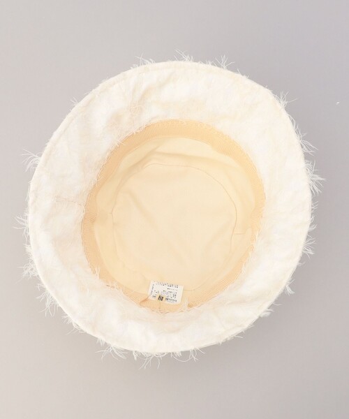 coen（コーエン）の「カットジャガードバケットハット（ハット・レディース・ブラック/オフホワイト・FREE）」の5枚目の写真