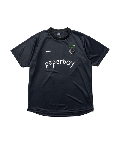 ウェア FCRB paperboy S/S PRE MATCH TOP M BLACK F.C.R.B paperboy S/S PRE MATCH TOP