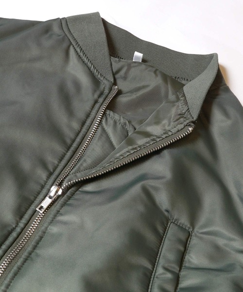coca（coca）（コカ）の「MA-1ノースリーブジャケット（MA-1・レディース・ブラック/カーキ・ONE SIZE）」の14枚目の写真