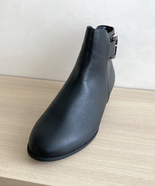 WA ORiental TRaffic（ダブルエーオリエンタルトラフィック）の「バックルベルトショートブーツ 42402（ブーツ・レディース・ベージュ/ブラック/ブラウン・LL/L/M/S/SS/3L）」の15枚目の写真