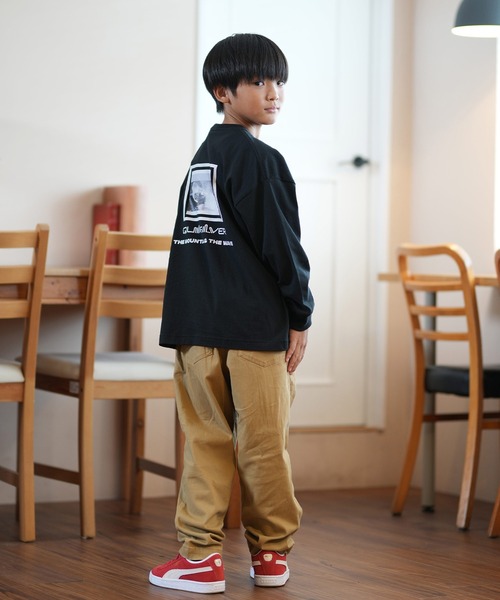 Quiksilver(クイックシルバー)の「【ムラサキスポーツ限定】QUIKSILVER/クイックシルバー QS PHOTO BOX LT YOUTH ロングTシャツ 親子コーデ KLT244612M(Tシャツ/カットソー・キッズ・ホワイト/ブラック・130cm/150cm/160cm/140cm)」の8枚目の写真