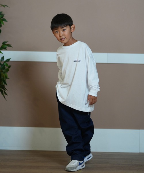 Quiksilver(クイックシルバー)の「【ムラサキスポーツ限定】QUIKSILVER/クイックシルバー QS PHOTO BOX LT YOUTH ロングTシャツ 親子コーデ KLT244612M(Tシャツ/カットソー・キッズ・ホワイト/ブラック・130cm/150cm/160cm/140cm)」の3枚目の写真