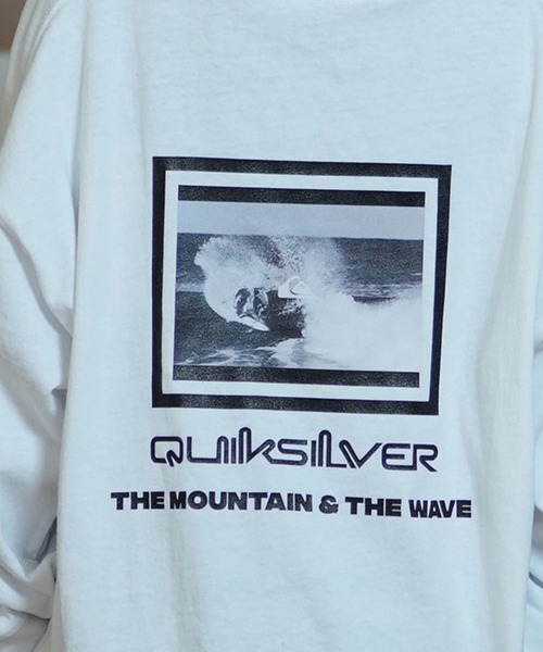 Quiksilver(クイックシルバー)の「【ムラサキスポーツ限定】QUIKSILVER/クイックシルバー QS PHOTO BOX LT YOUTH ロングTシャツ 親子コーデ KLT244612M(Tシャツ/カットソー・キッズ・ホワイト/ブラック・130cm/150cm/160cm/140cm)」の6枚目の写真