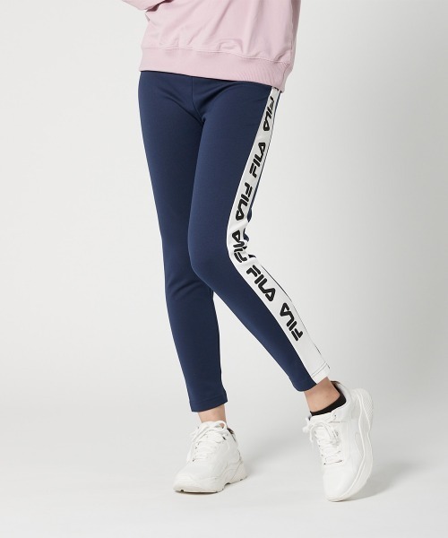 FILA(フィラ)の「裏起毛ジャージ ロングパンツ(その他パンツ・レディース・ネイビー/ブラック/ネイビー系/ブラック×ブラック/ブラック系その他・MEDIUM/LARGE/X-LARGE)」の5枚目の写真