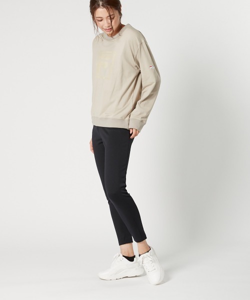 FILA(フィラ)の「裏起毛ジャージ ロングパンツ(その他パンツ・レディース・ネイビー/ブラック/ネイビー系/ブラック×ブラック/ブラック系その他・MEDIUM/LARGE/X-LARGE)」の7枚目の写真