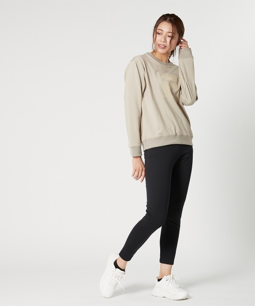 FILA(フィラ)の「裏起毛ジャージ ロングパンツ(その他パンツ・レディース・ネイビー/ブラック/ネイビー系/ブラック×ブラック/ブラック系その他・MEDIUM/LARGE/X-LARGE)」の8枚目の写真