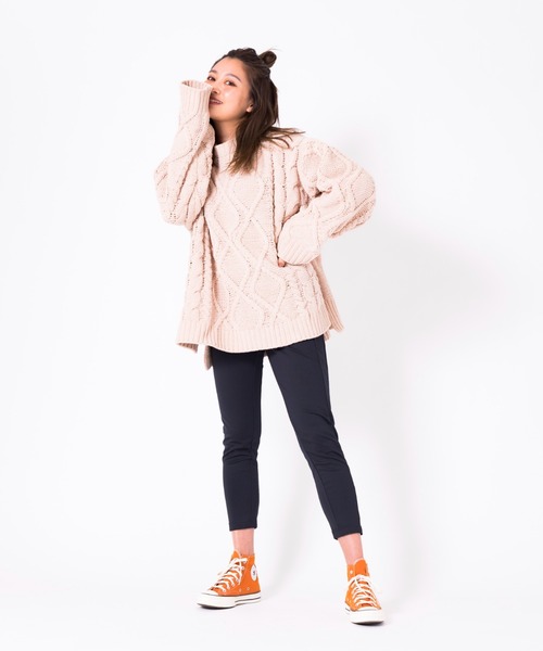 FILA(フィラ)の「裏起毛ジャージ ロングパンツ(その他パンツ・レディース・ネイビー/ブラック/ネイビー系/ブラック×ブラック/ブラック系その他・MEDIUM/LARGE/X-LARGE)」の14枚目の写真