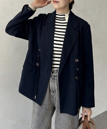 ウエストドロストテーラードジャケット