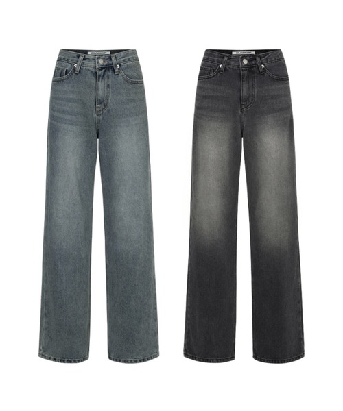 BLACKUP（ブラックアップ）の「[B-DENIM] ESSENTIAL WIDE 029（デニムパンツ・レディース・ブラック/ブルー・LARGE/SMALL/MEDIUM）」の21枚目の写真
