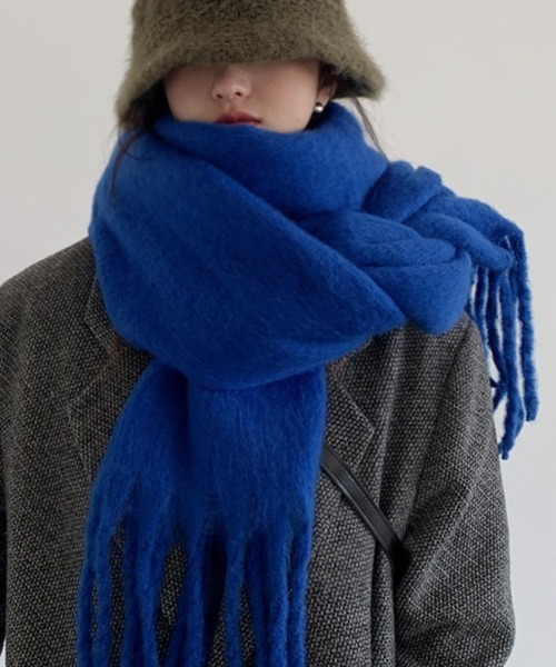 REBALANCE（リバランス）の「ボリュームフリンジマフラー（マフラー・レディース・K/J/I/H/A/G/F/E/D/C/B/L・ONE SIZE）」の15枚目の写真