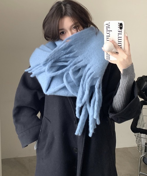 REBALANCE（リバランス）の「ボリュームフリンジマフラー（マフラー・レディース・K/J/I/H/A/G/F/E/D/C/B/L・ONE SIZE）」の17枚目の写真