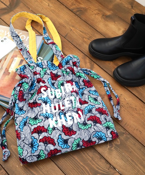 BAYFLOW（ベイフロー）の「[秋冬素材!]【ASANTE SANA】ベロアトート（トートバッグ・レディース・ライトブルー/イエロー/ホワイト/ピンク・00）」の5枚目の写真