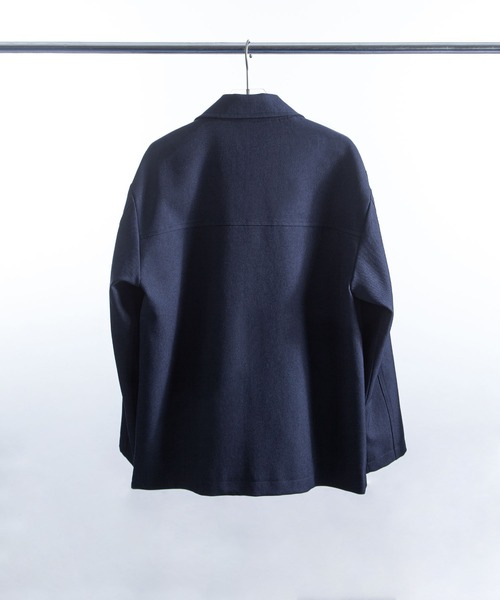 ZIP FIVE -White Line-(ジップファイブホワイトライン)の「【White Line】 カルゼ コンパクト ジャケット(その他アウター・メンズ・ベージュ/ネイビー/ブラック・X-LARGE/LARGE/MEDIUM)」の13枚目の写真