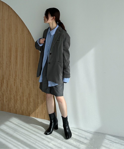 feepur（フェピュール）の「ベーシックハーフパンツ（その他パンツ・レディース・ブラック/グレー・SMALL/MEDIUM）」の10枚目の写真