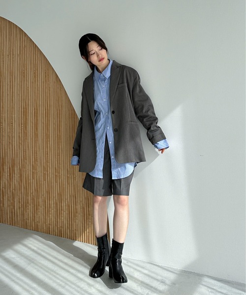 feepur（フェピュール）の「ベーシックハーフパンツ（その他パンツ・レディース・ブラック/グレー・SMALL/MEDIUM）」の11枚目の写真