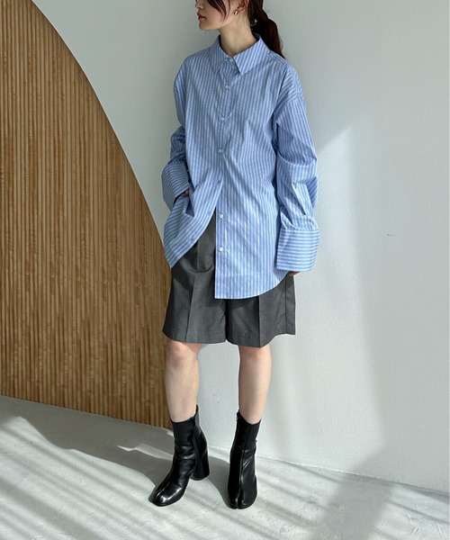 feepur（フェピュール）の「ベーシックハーフパンツ（その他パンツ・レディース・ブラック/グレー・SMALL/MEDIUM）」の4枚目の写真