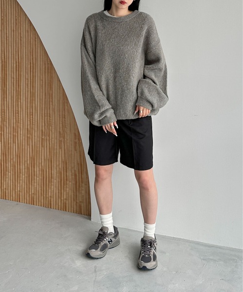 feepur（フェピュール）の「ベーシックハーフパンツ（その他パンツ・レディース・ブラック/グレー・SMALL/MEDIUM）」の17枚目の写真