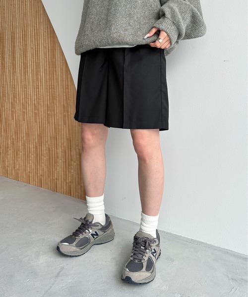 feepur（フェピュール）の「ベーシックハーフパンツ（その他パンツ・レディース・ブラック/グレー・SMALL/MEDIUM）」の21枚目の写真