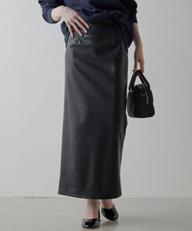 GALLARDAGALANTE | フェイクレザータイトスカート(スカート)