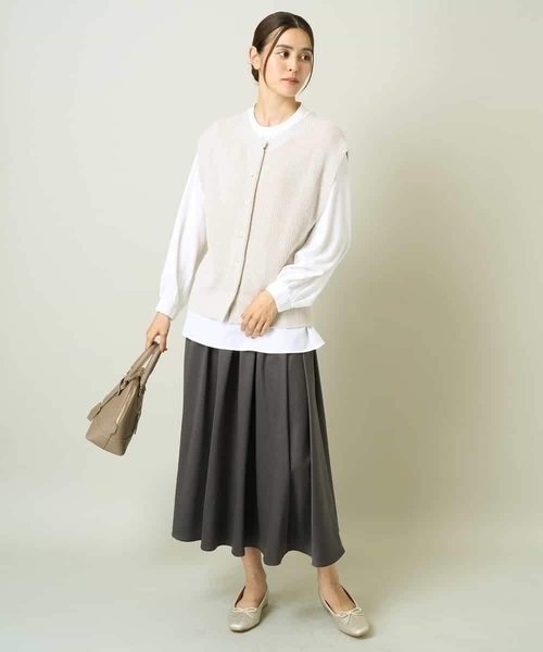 a.v.v(アーヴェヴェ)の「【2SET】ラメニットベスト×ブラウスセット(ニット/セーター・レディース・ブラック/ブルー/グレー系その他・36/42/34/40/38)」の14枚目の写真