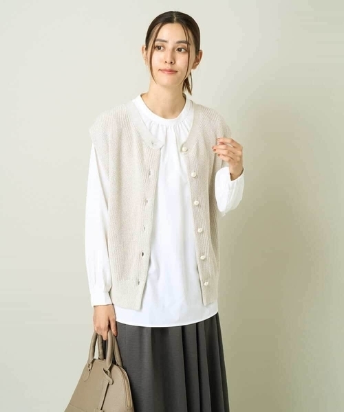 a.v.v(アーヴェヴェ)の「【2SET】ラメニットベスト×ブラウスセット(ニット/セーター・レディース・ブラック/ブルー/グレー系その他・36/42/34/40/38)」の18枚目の写真