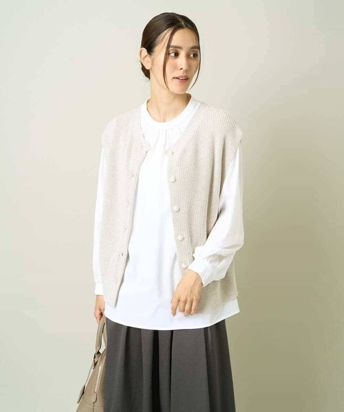 a.v.v(アーヴェヴェ)の「【2SET】ラメニットベスト×ブラウスセット(ニット/セーター・レディース・ブラック/ブルー/グレー系その他・36/42/34/40/38)」の19枚目の写真