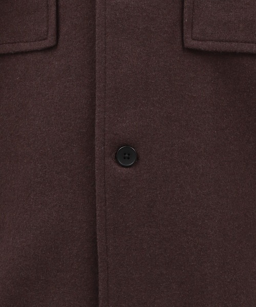 LAKOLE（ラコレ）の「ウーリーテックCPOシャツジャケット / 116725（ブルゾン・メンズ・ブラック/オフホワイト/ブラウン/グリーン・MEDIUM/LARGE/X-LARGE）」の8枚目の写真