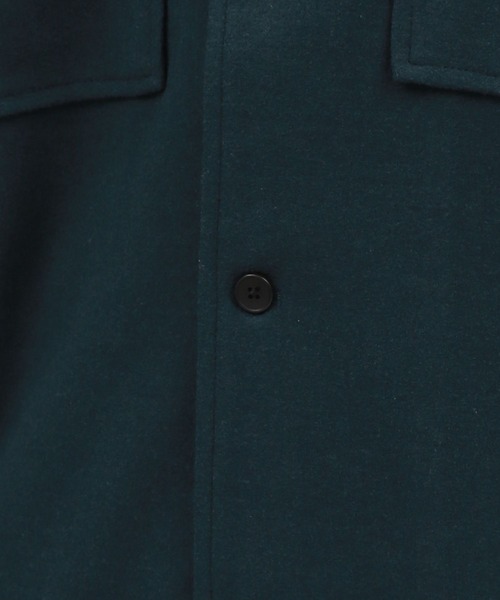 LAKOLE（ラコレ）の「ウーリーテックCPOシャツジャケット / 116725（ブルゾン・メンズ・ブラック/オフホワイト/ブラウン/グリーン・MEDIUM/LARGE/X-LARGE）」の9枚目の写真