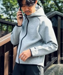 NOLLEY’S | クジラ刺繍 ダンボールニット ジップパーカー 24AW(パーカー)