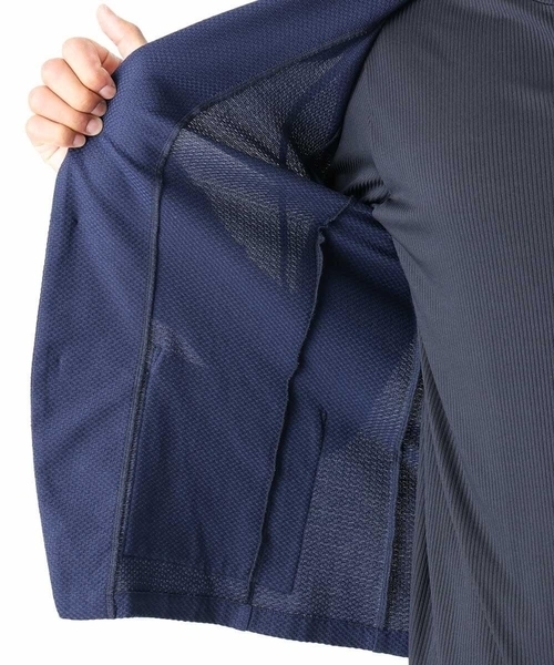 MICHEL KLEIN HOMME (ミッシェルクランオム)の「マイクロチェックリンクスパーカー(パーカー・メンズ・ネイビー/カーキ・MEDIUM/LARGE/X-LARGE)」の17枚目の写真