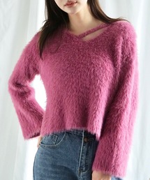 【Jasmine】シャギーニットプルオーバー