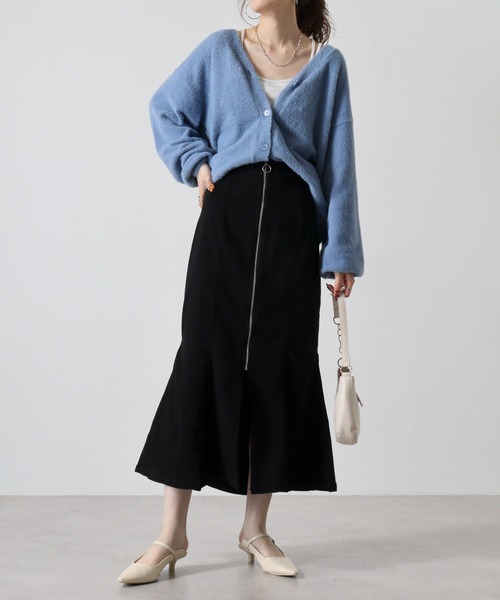 セール】.works スーパーストレッチデニム ZIPマーメイド